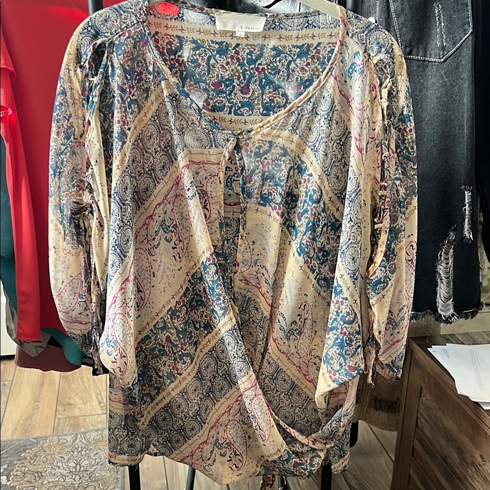 Floral Print Women's Top